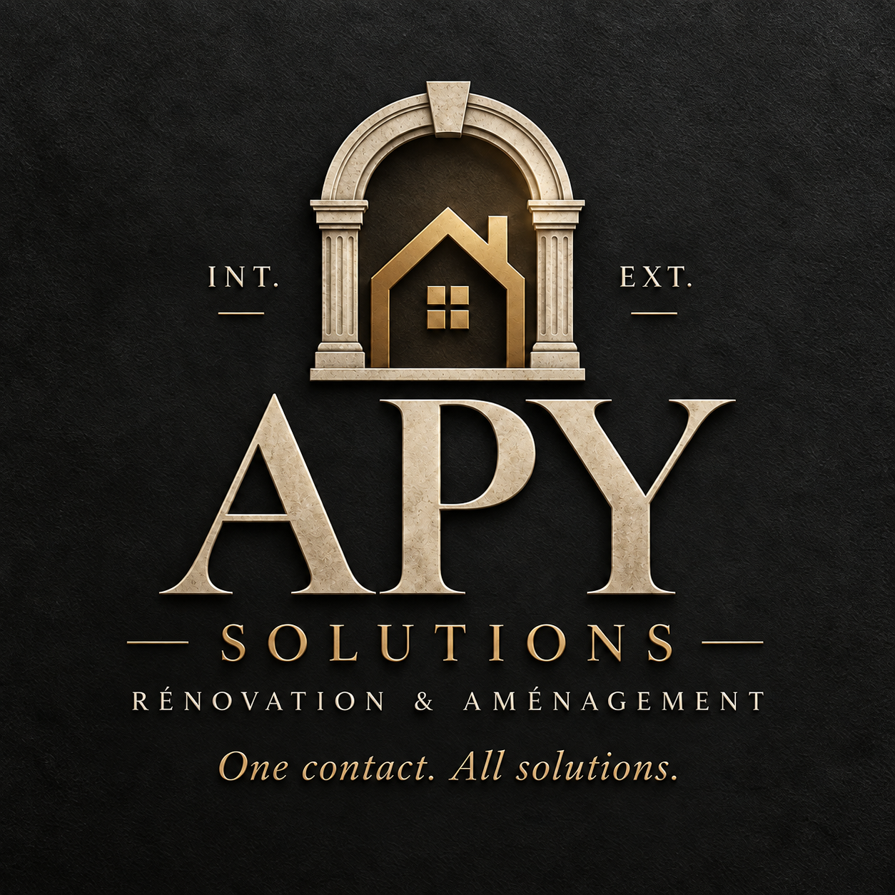 APY Solutions — Rénovation & Aménagement — One contact. All solutions.